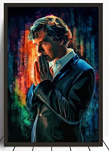 Puzzle 1000 Teile aus Papier zum Zusammensetzen des Bildes Benedict Cumberbatch Poster Spiele für Erwachsene Lernspielzeug 70x50CM von VRYOP