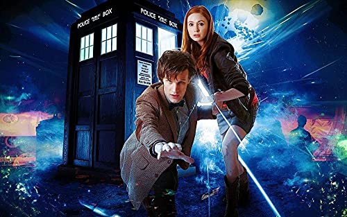 Puzzle 1000 Teile für Erwachsene Doctor Who Film Pädagogisches intellektuelles Dekompressionsspielzeug Lustiges Familienspiel für Kinder Erwachsene Herausforderndes Puzzle Geschenk 52x38CM von VRYOP