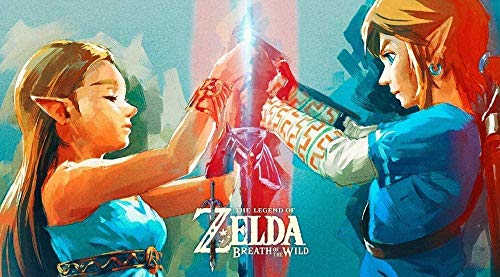 Puzzle 1000 Teile für Erwachsene Legend of Zelda Pädagogisches intellektuelles Dekompressionsspielzeug Lustiges Familienspiel für Kinder Erwachsene Herausforderndes Puzzle Geschenk 70x50CM von VRYOP