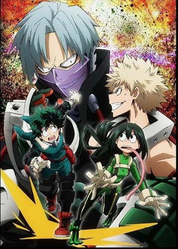 Puzzle 2000 Teile Japanischer Anime My Midoriya Bilder Puzzles Lernspielzeug für Erwachsene Xy656Qw 100x70CM von VRYOP