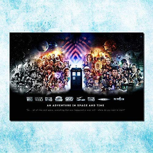 Puzzle Doctor Who Kartonpuzzle 2000 Teile Spaßspielzeug für Erwachsene Heimdekoration-Fernsehserie „Starry Night“ 70x100CM von VRYOP