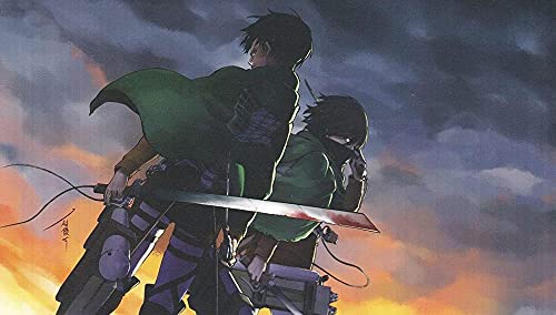 Puzzle für Erwachsene 1000 Teile Anime Attack On Titan Puzzles für Kinder Lernspielzeug Denkspiel Geschenk Teenager DIY Home Entertainment Spielzeug 52x38CM von VRYOP