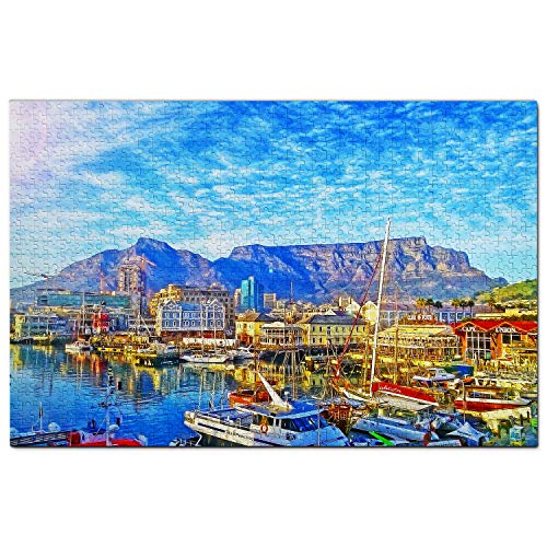 Südafrika Tafelberg Kapstadt Puzzle für Erwachsene 2000 Teile Reisegeschenk Souvenir 70x100CM von VRYOP