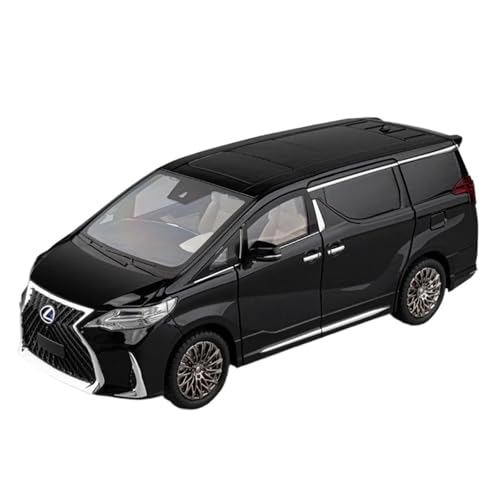 Modellauto im Maßstab 1/18 for Lexus LM300 MPV Legierung Auto Modell druckguss Metall Spielzeug Nutzfahrzeug Auto Modell Simulation Sammlung Fahrzeug(Black) von VSIKMEY