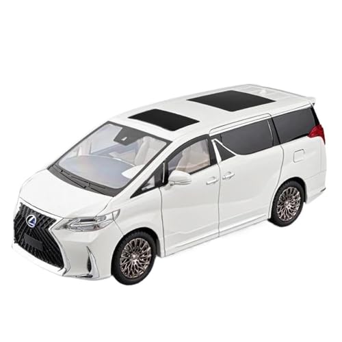 Modellauto im Maßstab 1/18 for Lexus LM300 MPV Legierung Auto Modell druckguss Metall Spielzeug Nutzfahrzeug Auto Modell Simulation Sammlung Fahrzeug(White) von VSIKMEY