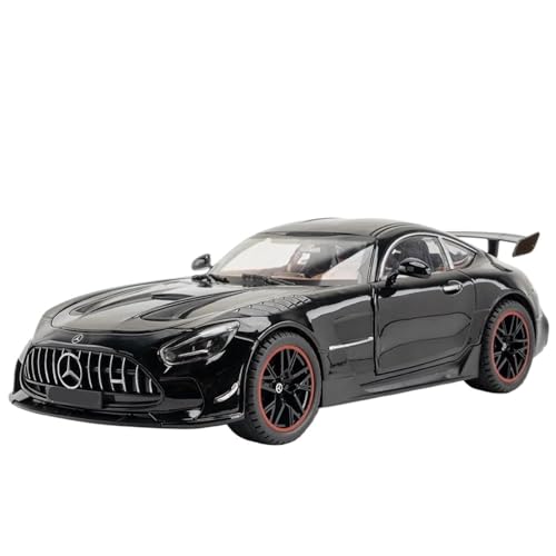 Modellauto im Maßstab 1/18 for Mercedes Benz GT GTR Legierung Racing Modell Druckguss Metall Spielzeug Sport Auto Fahrzeug Modell Simulation Fahrzeug Modell Auto(Black) von VSIKMEY