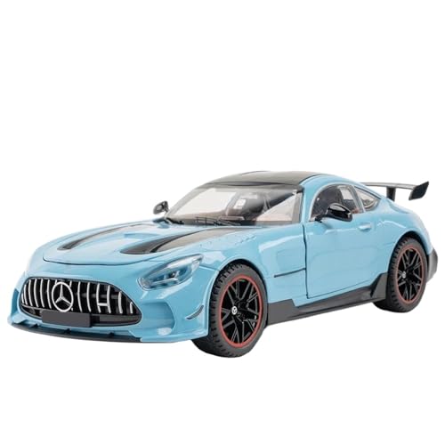 Modellauto im Maßstab 1/18 for Mercedes Benz GT GTR Legierung Racing Modell Druckguss Metall Spielzeug Sport Auto Fahrzeug Modell Simulation Fahrzeug Modell Auto(Blue) von VSIKMEY