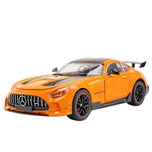 Modellauto im Maßstab 1/18 for Mercedes Benz GT GTR Legierung Racing Modell Druckguss Metall Spielzeug Sport Auto Fahrzeug Modell Simulation Fahrzeug Modell Auto(Orange) von VSIKMEY