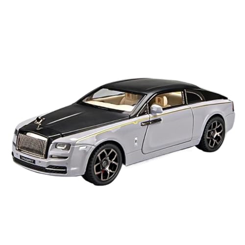 Modellauto im Maßstab 1/22 for Rolls-Royce Phantom Legierung Auto Modell Druckguss Metall Spielzeug Luxus Auto Modell Sammlung Simulation Sound Und licht Modell Auto(Black) von VSIKMEY