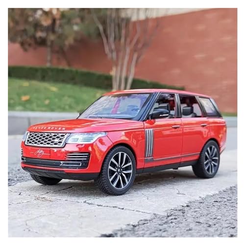 Modellauto im Maßstab 1/24 for Land Rover Range Rover Sport SUV Legierung Auto Modell druckguss Metall Spielzeug Geländewagen Auto Modell Simulation Skala Modell Auto(Red) von VSIKMEY