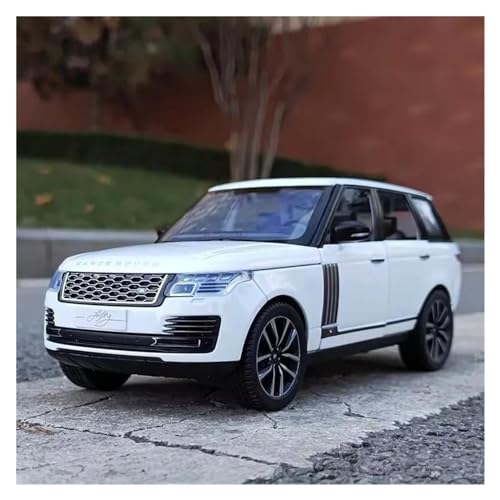 Modellauto im Maßstab 1/24 for Land Rover Range Rover Sport SUV Legierung Auto Modell druckguss Metall Spielzeug Geländewagen Auto Modell Simulation Skala Modell Auto(White) von VSIKMEY