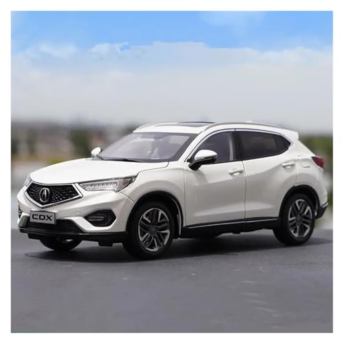 Modellauto im Maßstab 1:18 for Acura CDX SUV Legierung Auto Modell Druckguss Metall Fahrzeug Auto Modell Hohe Simulation Miniatur Maßstab Modell Auto(White) von VSIKMEY