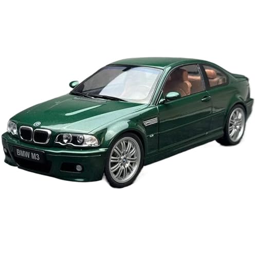 Modellauto im Maßstab 1:18 for BMW E46 Coupé 2000, Legierungsautomodell, Druckguss-Metall-Klassiker-Fahrzeugmodellauto, hohe Simulation, fertiges Fahrzeug von VSIKMEY