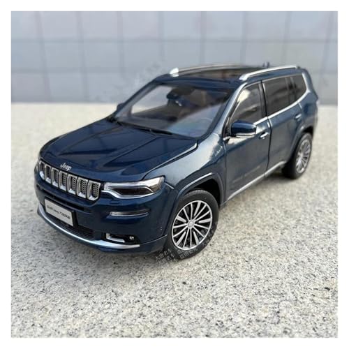 Modellauto im Maßstab 1:18 for Jeep Grand Commander SUV Legierung Auto Modell Legierung Geländewagen Modell Auto Simulation Sammlung Fertige Fahrzeug(Blue) von VSIKMEY