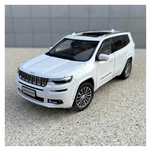 Modellauto im Maßstab 1:18 for Jeep Grand Commander SUV Legierung Auto Modell Legierung Geländewagen Modell Auto Simulation Sammlung Fertige Fahrzeug(White) von VSIKMEY