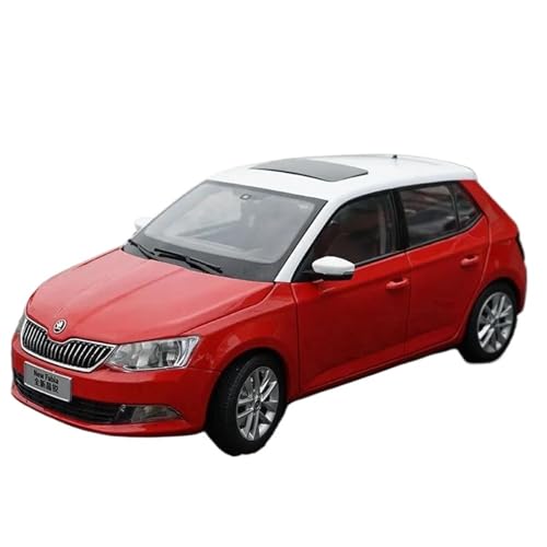 Modellauto im Maßstab 1:18 for Skoda Kristall Legierung Auto Modell Druckguss Metall Fahrzeug Auto Modell Miniatur Maßstab Fertig Modell Auto Fahrzeug(Red) von VSIKMEY