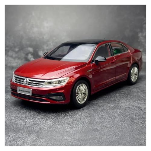 Modellauto im Maßstab 1:18 for Volkswagen Lamando Legierung Auto Modell Druckguss Metall Spielzeug Fahrzeug Auto Modell Hohe Simulation Sammlung Miniatur Auto Modell(Red) von VSIKMEY