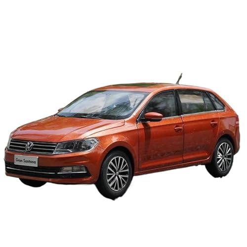 Modellauto im Maßstab 1:18 for Volkswagen Santana SUV Alloy Station Wagon Modell Druckguss Metall Klassische Fahrzeug Auto Modell Simulation Sammlung Modell Fahrzeug(Orange) von VSIKMEY