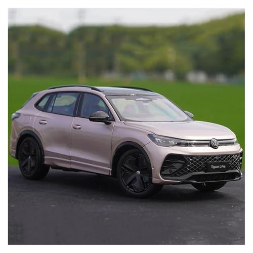 Modellauto im Maßstab 1:18 for Volkswagen Tiguan L PRO SUV Legierung Auto Modell Druckguss Metall Fahrzeug Auto Modell Simulation Sammlung Fahrzeug Modell(Pink) von VSIKMEY