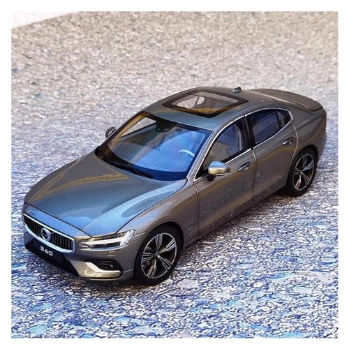 Modellauto im Maßstab 1:18 for Volvo S60 Legierung Luxus Auto Modell Druckguss Metall Fahrzeug Auto Modell Hohe Simulation Fertigen Produkt Maßstab Modell Auto(Gray) von VSIKMEY