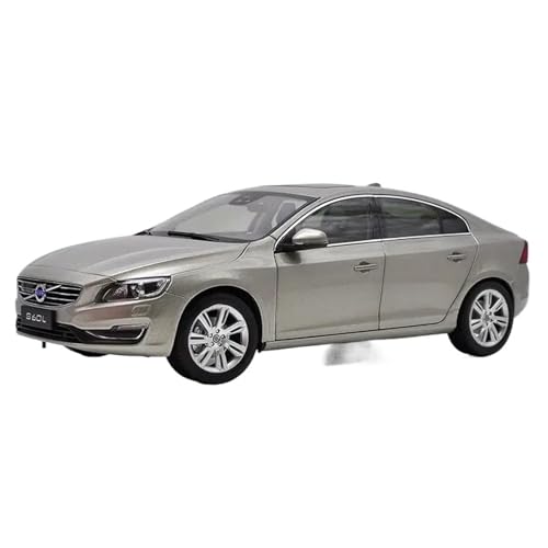 Modellauto im Maßstab 1:18 for Volvo S60 S60L Legierung Auto Modell Druckguss Metall Auto Modell Hohe Simulation Sammlung Miniatur Fahrzeug Modell Auto(Gray) von VSIKMEY