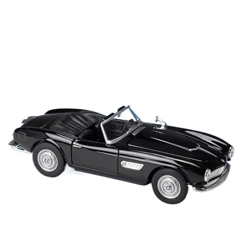 Modellauto im Maßstab 1:24 for BMW 507 Cabrio Legierung Sportwagen Modell Druckguss Metall Oldtimer Fahrzeugmodell Hohe Simulation fertiges Spielzeugauto(A Black) von VSIKMEY