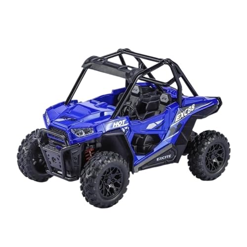 Modellauto im Maßstab 1:24 for Bombardier ATV All Terrain Vehicle Legierung Auto Spielzeugauto Modell Sound und Licht Spielzeug Modell Fahrzeug(Blue) von VSIKMEY