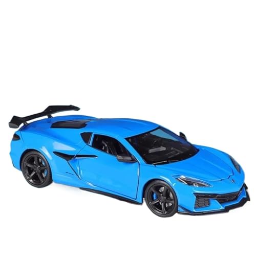 Modellauto im Maßstab 1:24 for Chevrolet Corvette Z06 Legierung Sportwagen Modell Druckguss Metall Rennwagen Modell Simulation Sammlung Fahrzeug Modell(Blue) von VSIKMEY