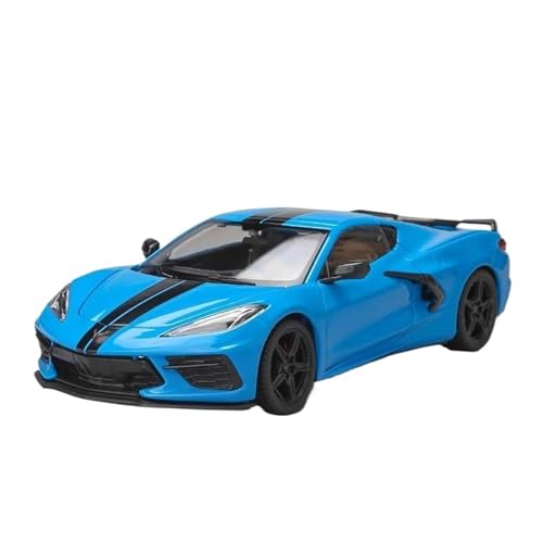 Modellauto im Maßstab 1:24 for Corvette Stingray Coupe C8 Legierung Auto Diecast Spielzeug Auto Auto Modell Miniatur Maßstab Modell Auto Spielzeug(Blue) von VSIKMEY