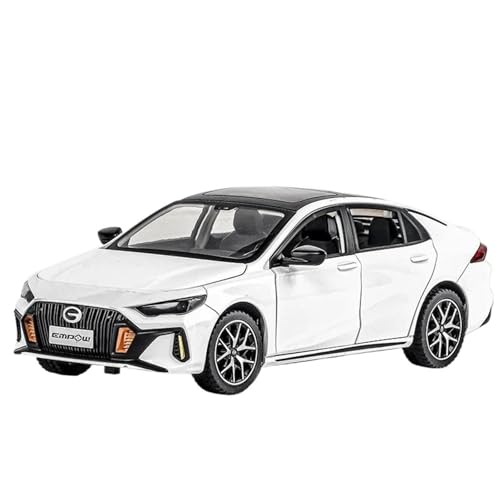 Modellauto im Maßstab 1:24 for EMPOW 55 Coupe Legierung Auto Modell Druckguss Metall Spielzeug Fahrzeug Modell Simulation Sound Und Licht Spielzeug Auto(White) von VSIKMEY