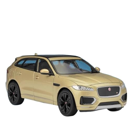 Modellauto im Maßstab 1:24 for Jaguar F-Pace SUV Legierung Auto Modell Druckguss Metall Spielzeug Auto Auto Modell Hohe Simulation Fahrzeug Spielzeug(Gold) von VSIKMEY