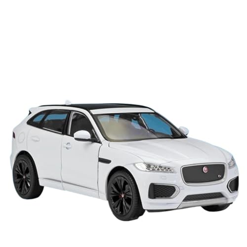 Modellauto im Maßstab 1:24 for Jaguar F-Pace SUV Legierung Auto Modell Druckguss Metall Spielzeug Geländewagen Auto Modell Simulation Sammlung Fahrzeug(White) von VSIKMEY