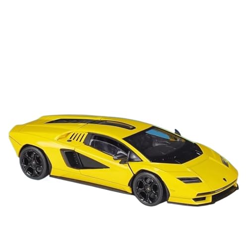 Modellauto im Maßstab 1:24 for Lamborghini Countach LPI800 Legierung Auto Diecast Spielzeug Auto Auto Modell Miniatur Maßstab Modell Auto Spielzeug(Yellow) von VSIKMEY