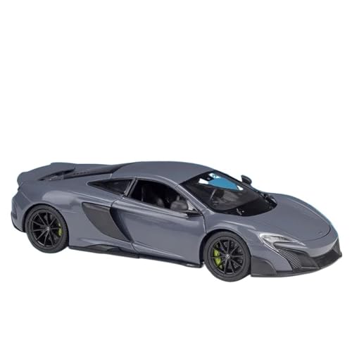 Modellauto im Maßstab 1:24 for McLaren 675LT Legierungssportwagenmodell, Rennwagenmodellkollektion aus Metalldruckguss, fertiges Miniaturautomodell(Gray) von VSIKMEY