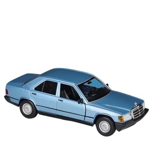 Modellauto im Maßstab 1:24 for Mercedes Benz 190 E 2,6 Legierung Auto Modell Simulation Druckguss Metall Klassische Retro Vintage Auto Fahrzeug Modell Spielzeug Auto(Blue) von VSIKMEY