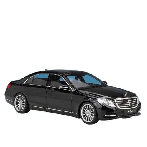 Modellauto im Maßstab 1:24 for Mercedes-Benz S-Klasse S500 Legierung Auto Modell Hohe Simulation Druckguss Metall Spielzeug Auto Auto Modell Sammlung Fahrzeug(Black) von VSIKMEY