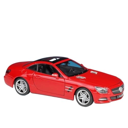 Modellauto im Maßstab 1:24 for Mercedes-Benz SL500 Legierung Sportwagen Modell Druckguss Metall Spielzeug Rennwagen Modell Hohe Simulation Sammlung Fahrzeug Modell(Red) von VSIKMEY