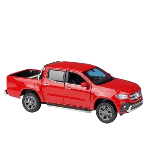 Modellauto im Maßstab 1:24 for Mercedes-Benz X-Klasse Pickup Legierung Auto Modell Druckguss Metall Spielzeug Geländewagen Auto Modell Simulation fertig Fahrzeug(Red) von VSIKMEY