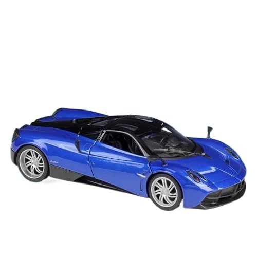 Modellauto im Maßstab 1:24 for Pagani Huayra Legierung Sportwagen Modell Druckguss Metall Rennwagen Fahrzeug Modell Sammlung Simulation Fertige Motor Fahrzeug(Blue) von VSIKMEY