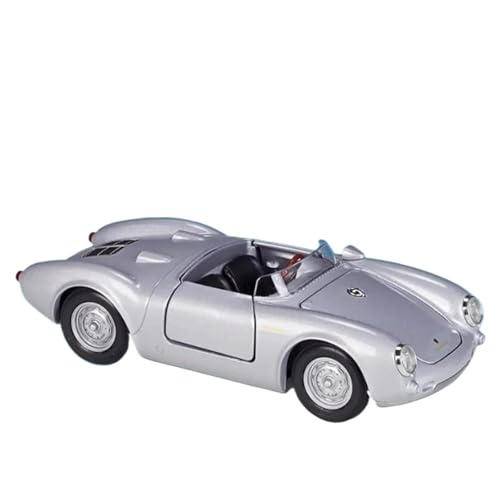 Modellauto im Maßstab 1:24 for Porsche 550 Spyder Legierung Retro Racing Modell Druckguss Metall Spielzeug Sport Auto Fahrzeug Modell Simulation Miniatur Motor Fahrzeug von VSIKMEY