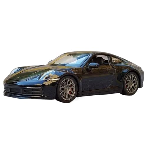 Modellauto im Maßstab 1:24 for Porsche 911 Carrera Legierung Sportwagen Modell Druckguss Metall Spielzeug Auto Auto Modell Hohe Simulation Modell Fahrzeug(Black) von VSIKMEY