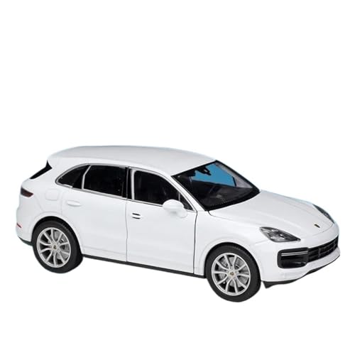 Modellauto im Maßstab 1:24 for Porsche Cayenne Legierung Auto Modell Druckguss Metall Fahrzeug Auto Modell Simulation Sammlung Fahrzeug Spielzeug Auto Modell(White) von VSIKMEY