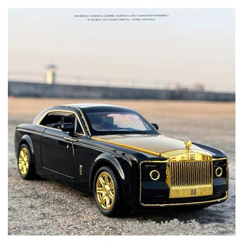 Modellauto im Maßstab 1:24 for Rolls-Royce Sweptail Legierung Luxus Auto Modell Druckguss Metall Spielzeug Auto Auto Modell Simulation Miniatur Modell Auto(Black) von VSIKMEY