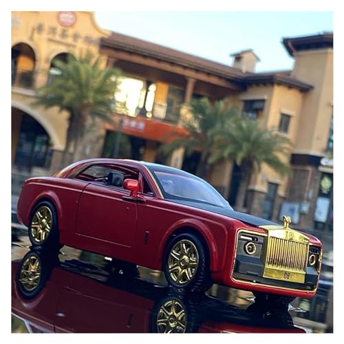 Modellauto im Maßstab 1:24 for Rolls-Royce Sweptail Legierung Luxus Auto Modell Druckguss Metall Spielzeug Auto Auto Modell Simulation Miniatur Modell Auto(Red) von VSIKMEY