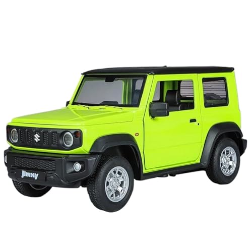 Modellauto im Maßstab 1:24 for Suzuki Jimny Legierung Auto Modell Druckguss Metall Geländewagen Modell Simulation Sound Und Licht Spielzeug Modell(Green) von VSIKMEY