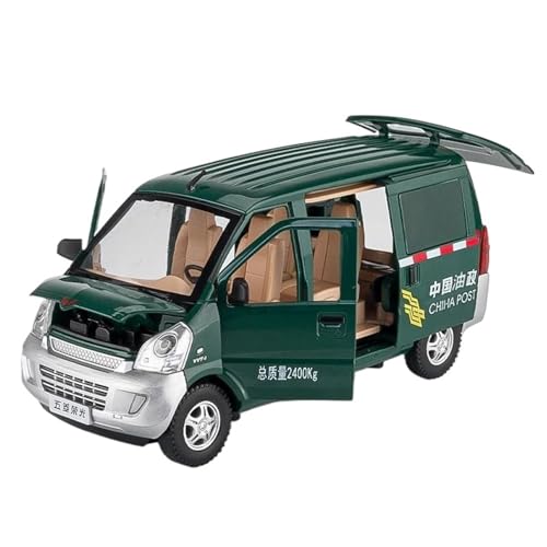 Modellauto im Maßstab 1:24 for Wuling Rongguang Van Legierung Auto Modell Druckguss Metall Spielzeug Auto Modell Sound Und Licht Simulation Fahrzeug(Green) von VSIKMEY