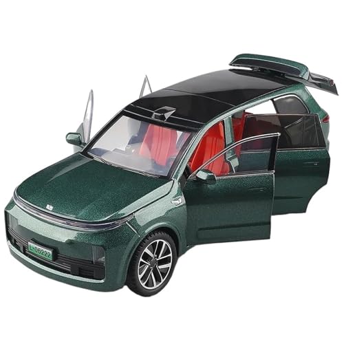 Modellauto im Maßstab 1:24 for ideales L9-SUV-Legierungs-New-Energy-Fahrzeugmodell, Spielzeugauto-Modell aus Metalldruckguss, fertiges Modellfahrzeug(Green) von VSIKMEY