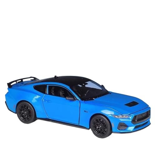 Modellauto im Maßstab 1:25 for Ford Mustang GT Legierung Sport Auto Modell Druckguss Metall Racing Fahrzeug Modell Simulation Sammlung Spielzeug(Blue) von VSIKMEY