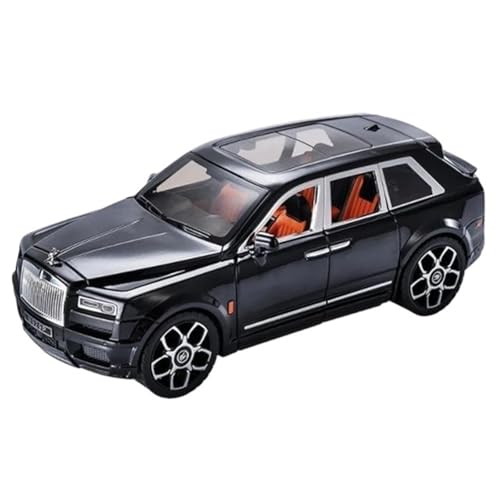 Modellauto im Maßstab Große Größe 1/20 for Rolls-Royce SUV Cullinan Legierung Luxusauto Modell Diecast Metall Spielzeugauto Auto Modell Sammlung Mini Auto(Black) von VSIKMEY