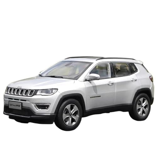 Modellauto im Maßstab Legierungsmodellauto im Maßstab 1:18 for Jeep Compass Geländewagen SUV Druckgussautomodell Klassische Erwachsenensammlung Fahrzeug Fertigprodukt von VSIKMEY